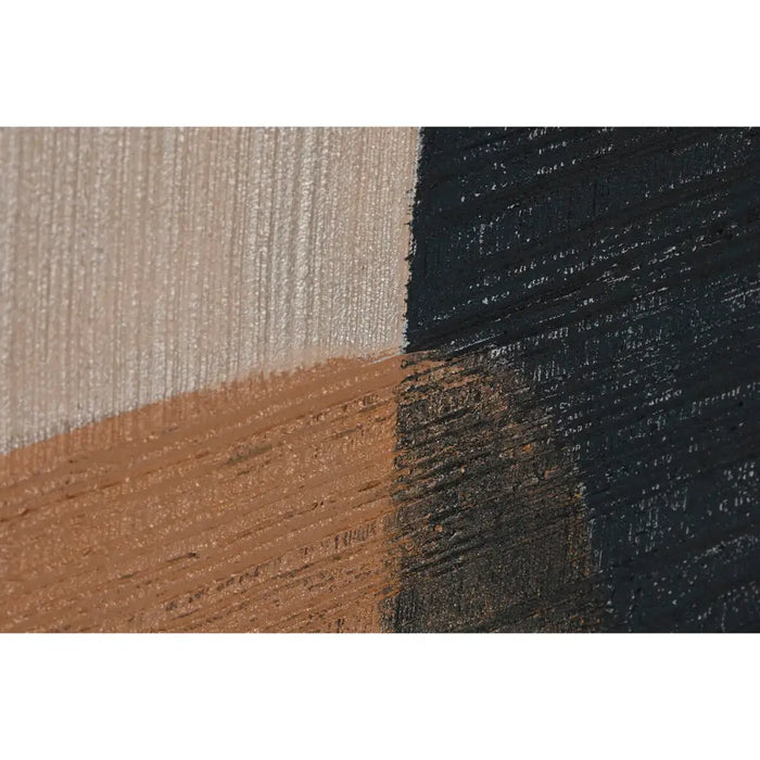 Картина Home ESPRIT Кафяв Черен Абстрактен Град 82 x 4,5 x