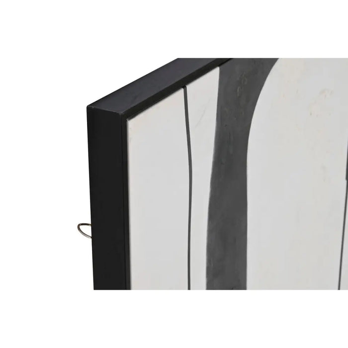 Картина Home ESPRIT Кафяв Черен Абстрактен Град 90 x 4 x