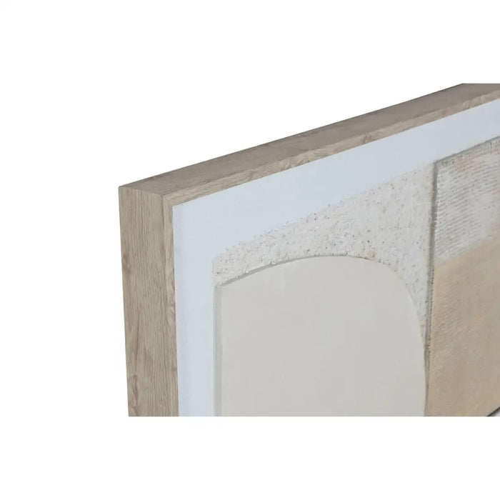 Картина Home ESPRIT Кафяв Черен Абстрактен Град 82 x 3,8 x