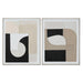 Картина Home ESPRIT Кафяв Черен Абстрактен Град 82 x 3,8 x