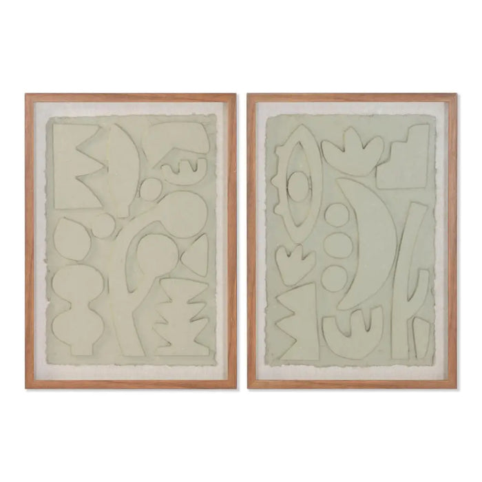 Картина Home ESPRIT хартия Кристал 50 x 3 x 70 cm
