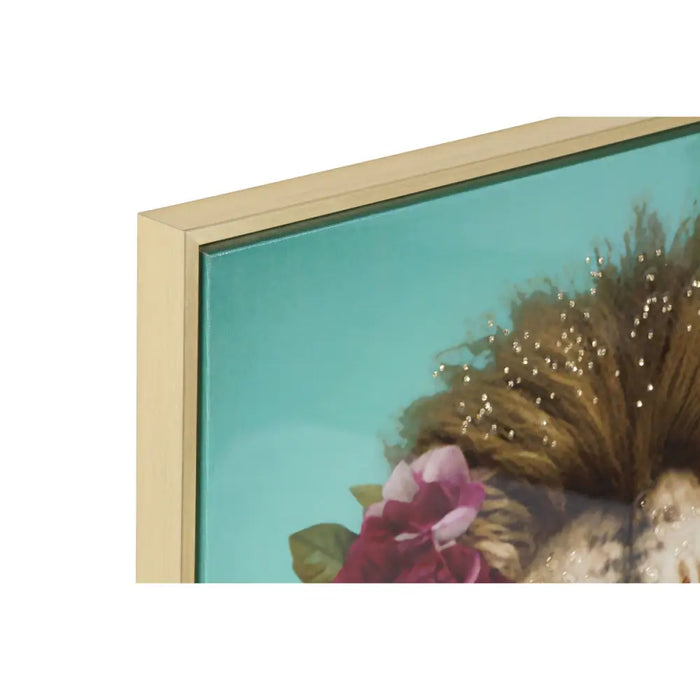 Картина Home ESPRIT Колониален Лъв 63 x 3,5 x 93 cm (2 броя)