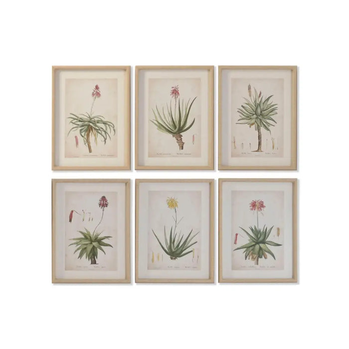 Картина Home ESPRIT Кристал Ела 30 x 2 x 40 cm (6 броя)