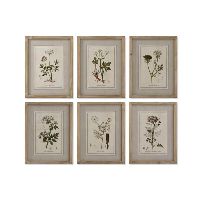 Картина Home ESPRIT Кристал Ела 30 x 2 x 40 cm (6 броя)