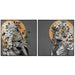 Картина Home ESPRIT Lilled Модерен 100 x 3,5 x 100 cm (2