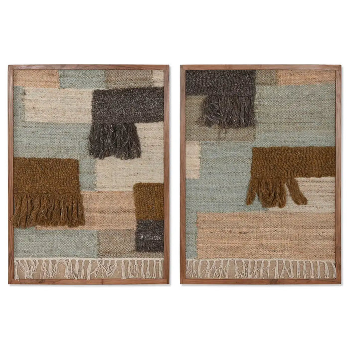 Картина Home ESPRIT Памук Aкациево дърво 75 x 3 x 105 cm