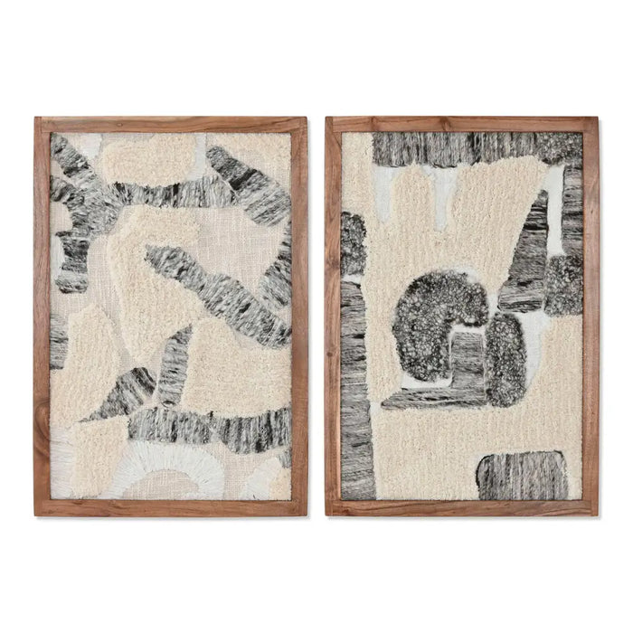 Картина Home ESPRIT Памук Aкациево дърво 43 x 3 x 63 cm