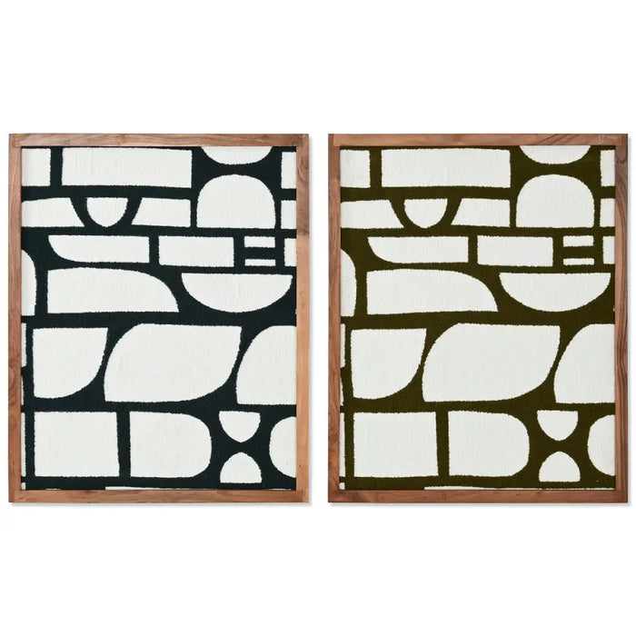 Картина Home ESPRIT Памук Aкациево дърво 60 x 3 x 75 cm