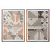 Картина Home ESPRIT Памук Aкациево дърво 75 x 3 x 105 cm