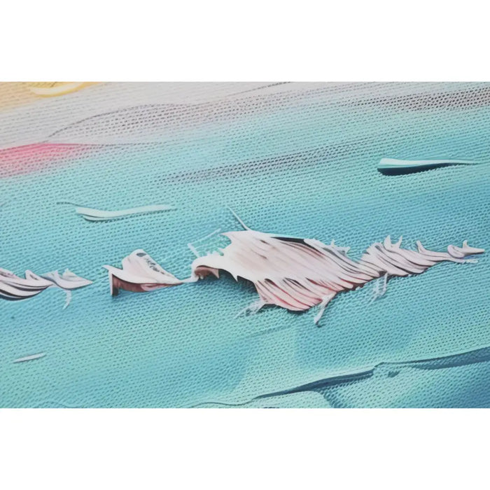 Картина Home ESPRIT Плаж Средиземноморско 80 x 3,5 x 120 cm
