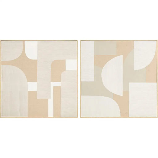 Картина Home ESPRIT полистирен 90 x 3,8 x 90 cm