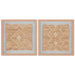 Картина Home ESPRIT Рафия Кристал 40 x 3 x 40 cm