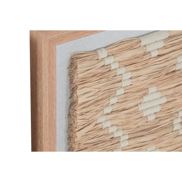 Картина Home ESPRIT Рафия Кристал 40 x 3 x 40 cm