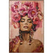 Картина Home ESPRIT Розов Lilled Кадифе Shabby Chic 103 x