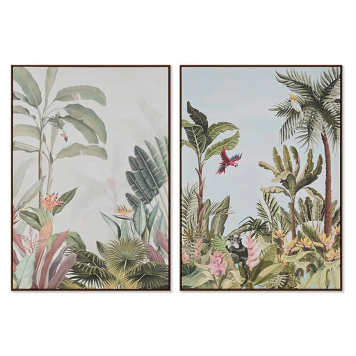 Картина Home ESPRIT Тропически 100 x 4 x 140 cm (2 броя)