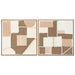 Картина Home ESPRIT Юта хартия 60 X 3,6 X 60 CM (2 броя)