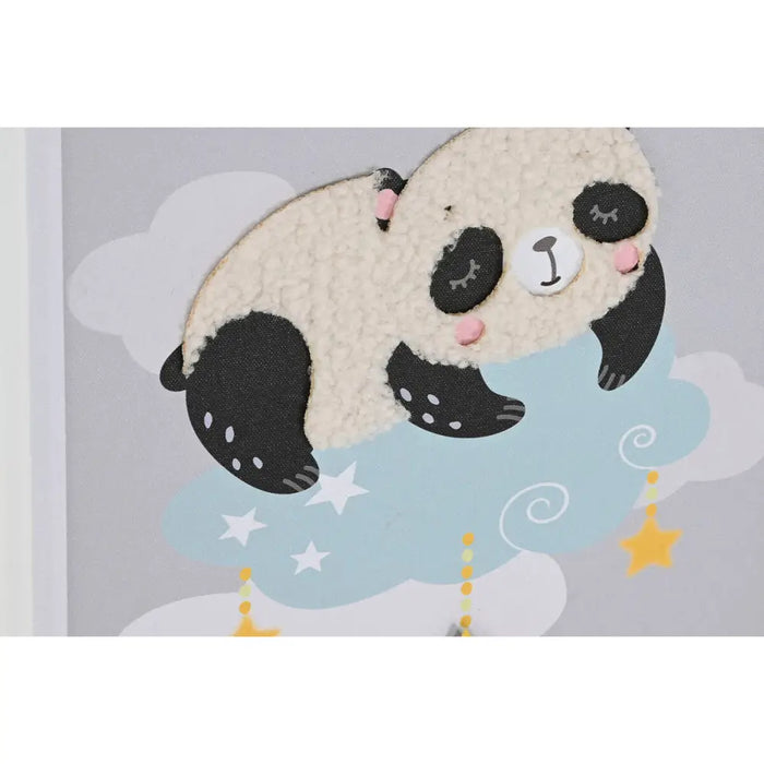 Картина Home ESPRIT Жълт Сив Детски 30 x 1,8 x 40 cm (4