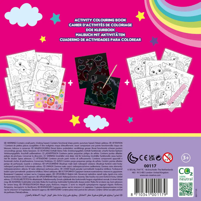 Картини за Оцветяване SES Creative Activity Colouring Book