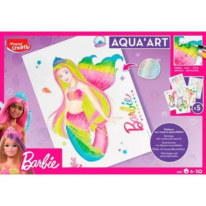 Картини за Оцветяване Maped Aqua’Art Barbie