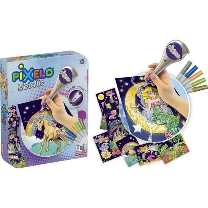 Картини за Оцветяване Lansay Pixelo Coloring game Metal box