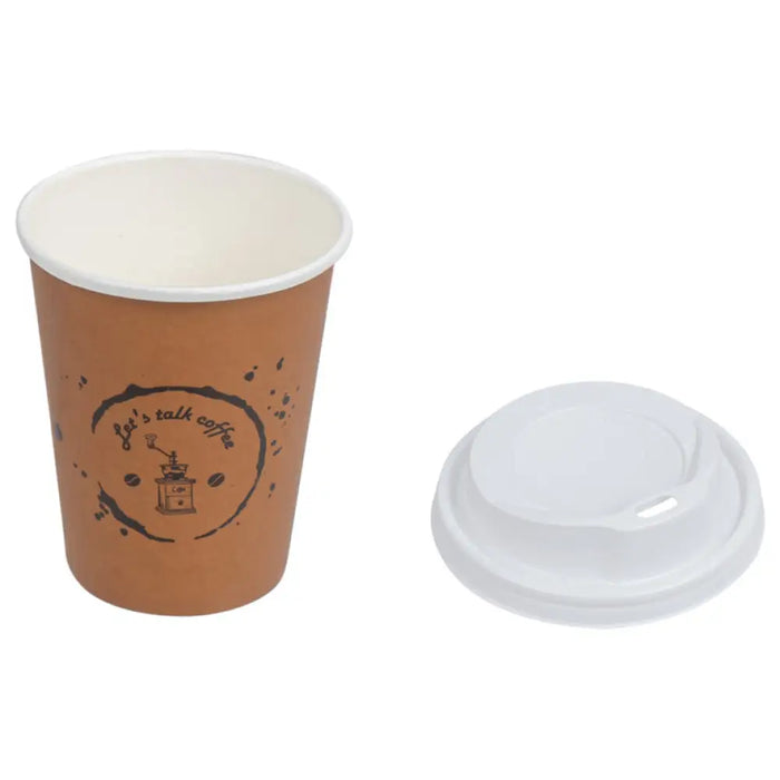 КАРТОНЕНИ ЧАШИ С КАПАК 8OZ ECO4HOME