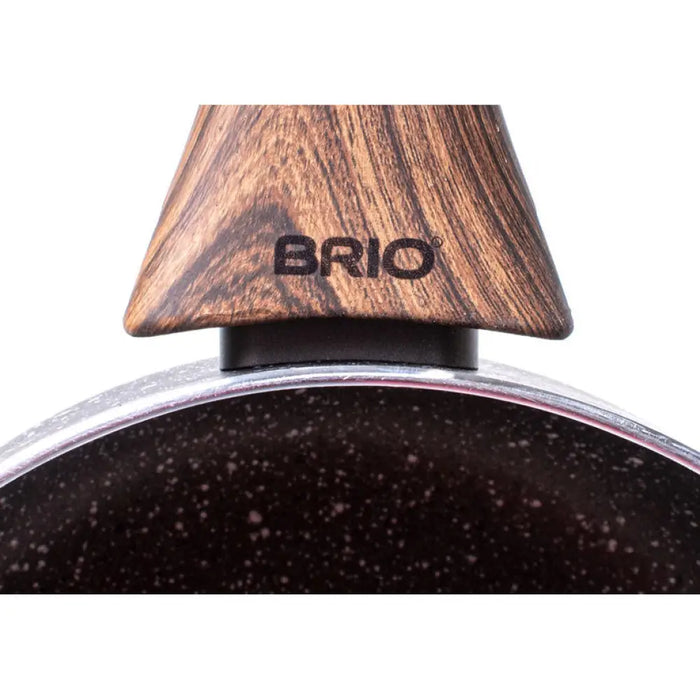 КАСЕРОЛА 18CM BRIO MOCCA MARBLE