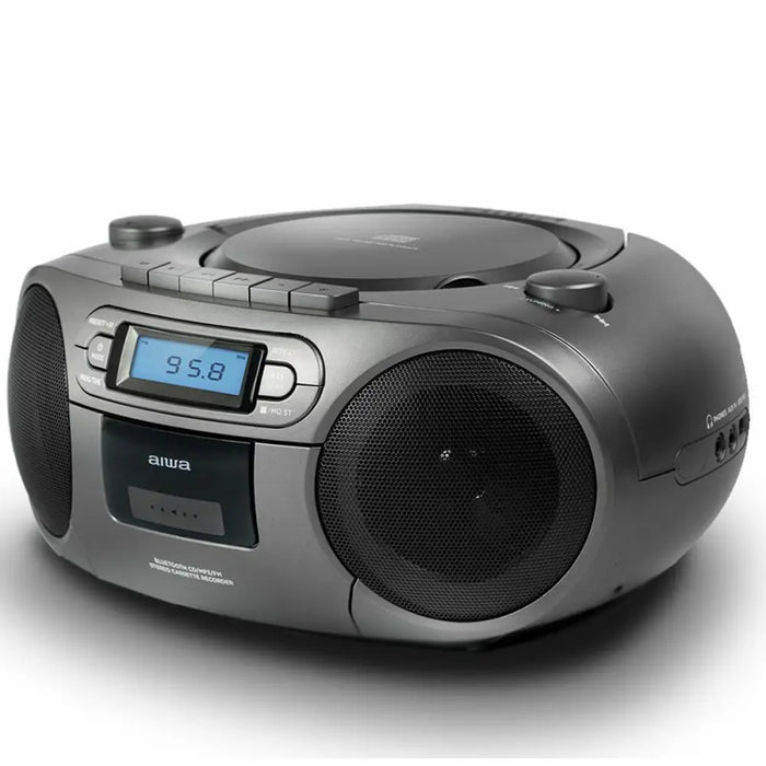 Касетофон Aiwa BBTC-550MG Bluetooth Сив