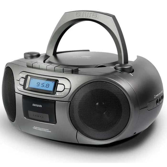 Касетофон Aiwa BBTC-550MG Bluetooth Сив