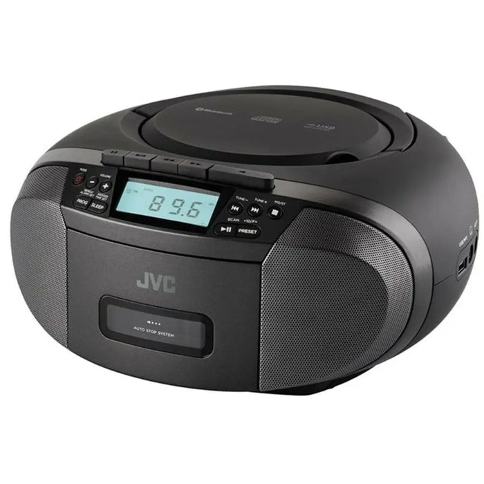Касетофон JVC JVCRCE444B Черен AM/FM