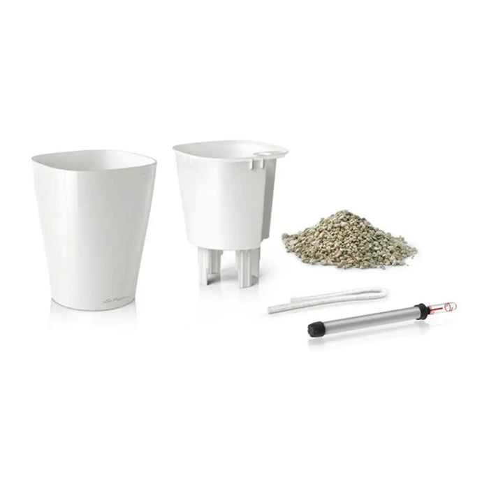 КАШПА 14X14CM С НАПОИТЕЛНА СИСТЕМА LECHUZA DELTINI