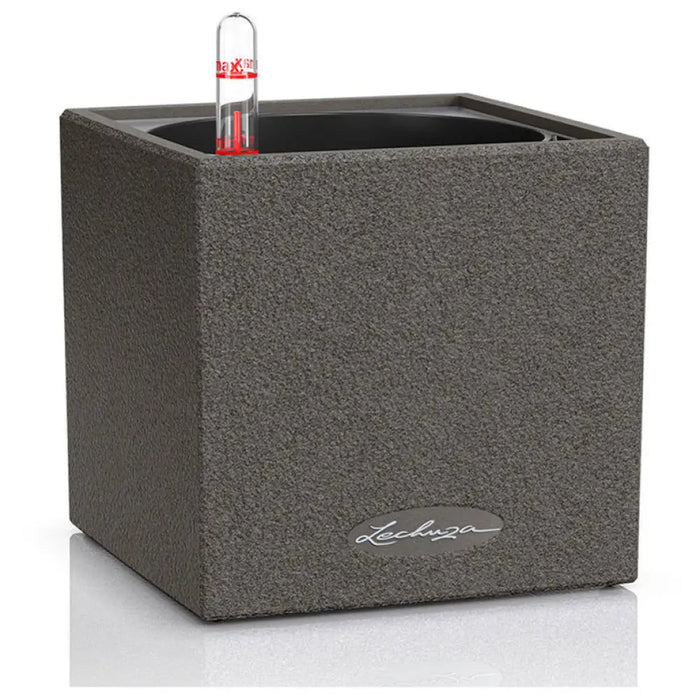 КАШПА 14X14CM С НАПОИТЕЛНА СИСТЕМА LECHUZA CANTO STONE