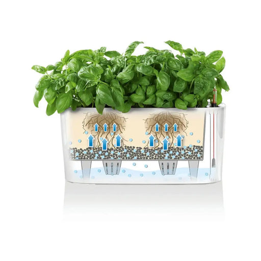 КАШПА 30X11X13CM С НАПОИТЕЛНА СИСТЕМА LECHUZA DELTA