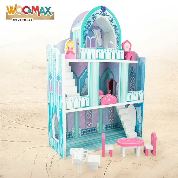 Къща за Кукли Woomax 9 Части 2 броя 37 x 53,5 x 15 cm