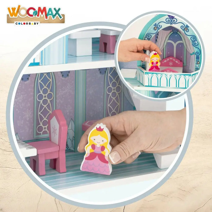 Къща за Кукли Woomax 9 Части 2 броя 37 x 53,5 x 15 cm