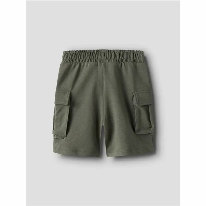 Къси панталони Name It Nkmollie Cargo Noos Маслина Детски
