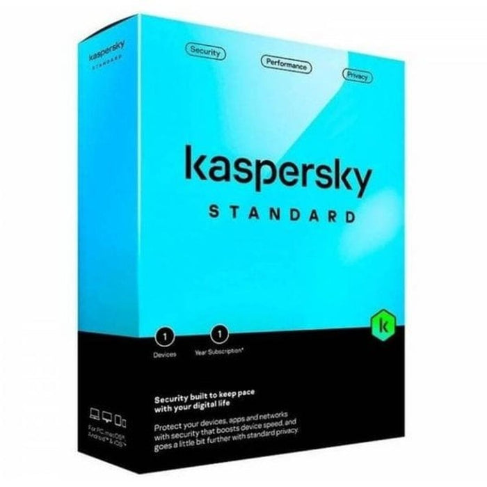 Управленски софтуер Kaspersky Standard 1 Dispositivo caja 1 año ESP