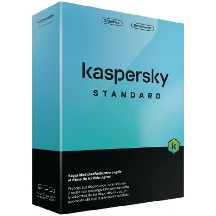 Управленски софтуер Kaspersky Standard 3 Dispositivos Caja 1 año ESP