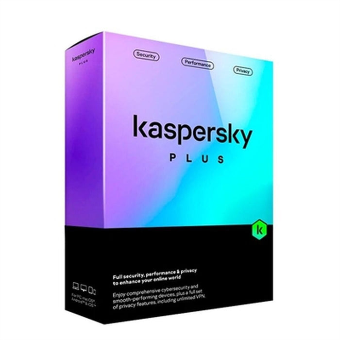 Управленски софтуер Kaspersky Plus 5 Dispositivos Caja 1 año ESP