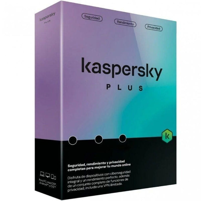 Управленски софтуер Kaspersky Plus 5 Dispositivos Caja 1 año ESP