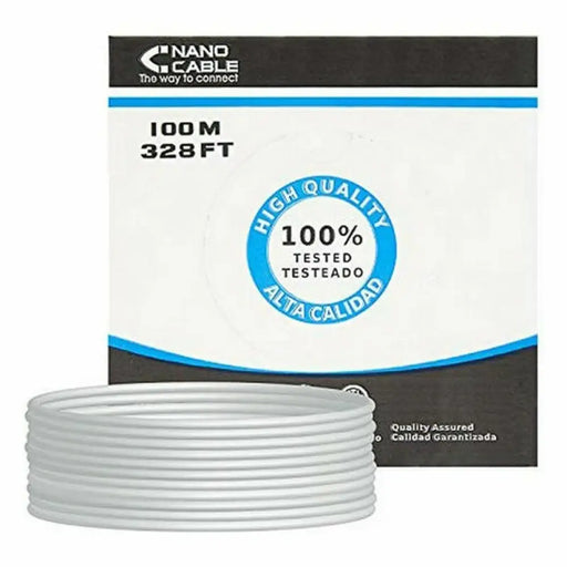 Категория 5 UTP кабел NANOCABLE 10.20.0302 (100 m) Сив 100 m