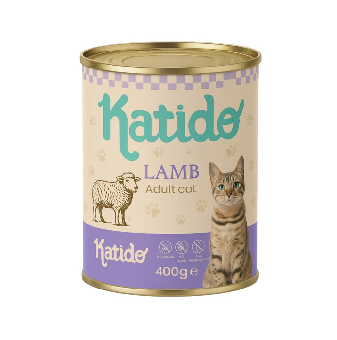 KATIDO Агнешко - мокра храна за котки - 400 г