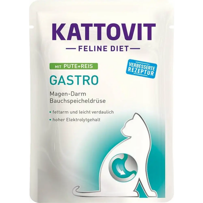 KATTOVIT Feline Diet Gastro - мокра храна за котки - 12 х