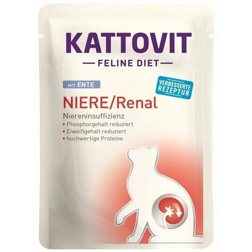 KATTOVIT Feline Diet Niere/Renal Duck - мокра храна