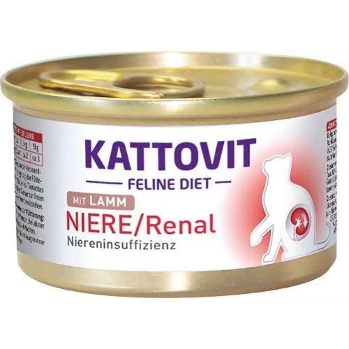 KATTOVIT Feline Diet Niere/Renal Lamb - мокра храна
