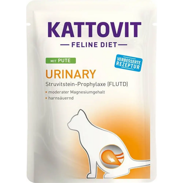 KATTOVIT Feline Diet Urinary Turkey - мокра храна за котки