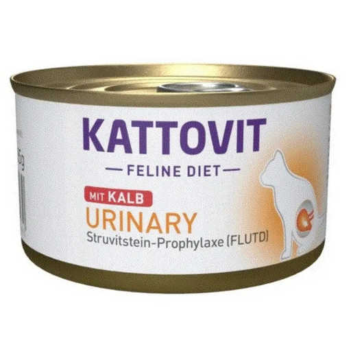 KATTOVIT Feline Diet Urinary Veal - мокра храна за котки