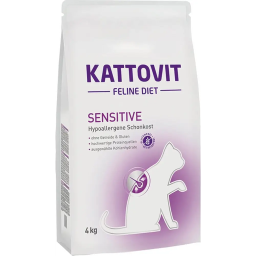Kattovit Sensitive 4 кг суха храна за котки Adult