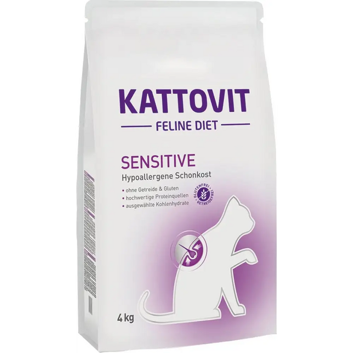 Kattovit Sensitive 4 кг суха храна за котки Adult
