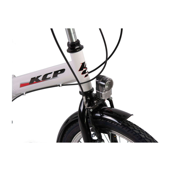 ВЕЛОСИПЕД KCP FOLD WHITE 20" 101010 СКОРОСТИ 6, РАМКА СТОМАНЕНА