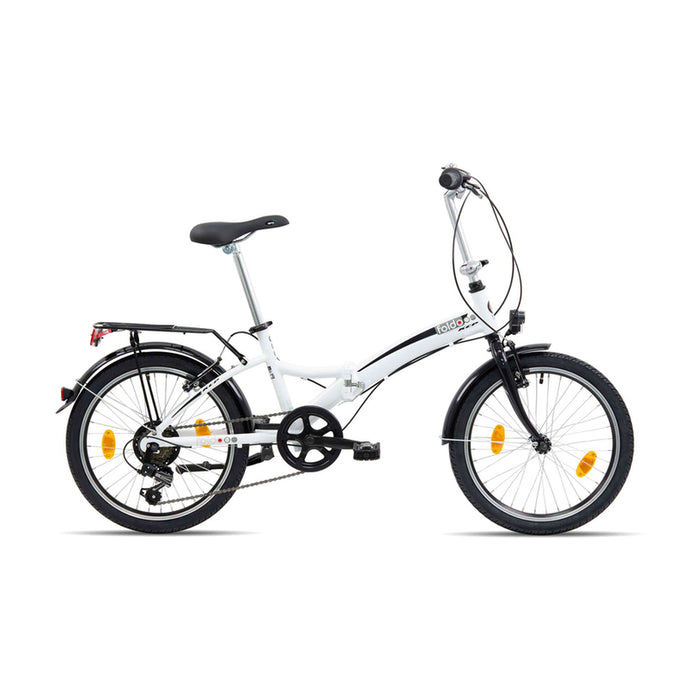 ВЕЛОСИПЕД KCP FOLD WHITE 20" 101012 СКОРОСТИ 6, РАМКА АЛУМИНИЕВА